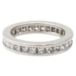 Bague Alliance américaine or blanc Diamant