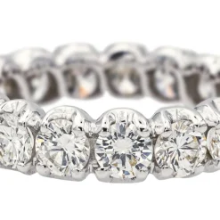 Bague Alliance américaine Or blanc Diamant