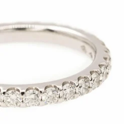 Bague Alliance américaine Or blanc Diamant
