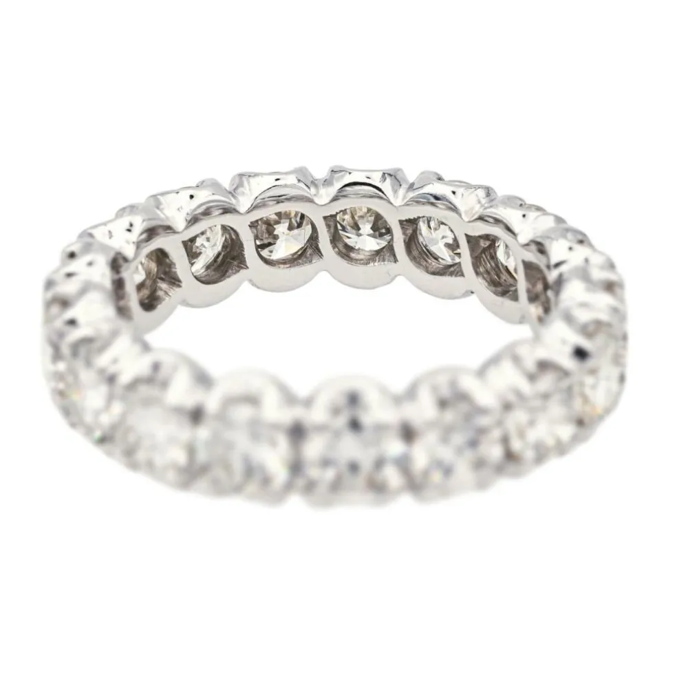 Bague Alliance américaine Or blanc Diamant