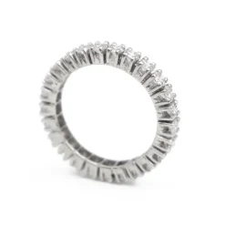 Bague Alliance américaine Or blanc Diamant