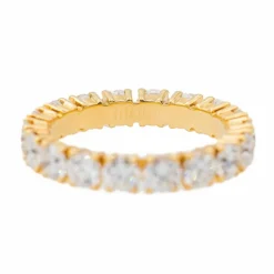 Bague Alliance américaine Or jaune Diamant
