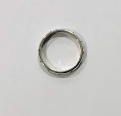 Bague alliance en Or blanc & diamants