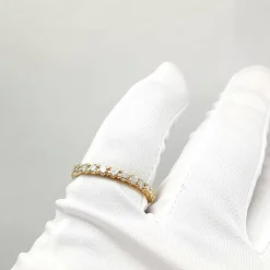 Bague Alliance or & diamants