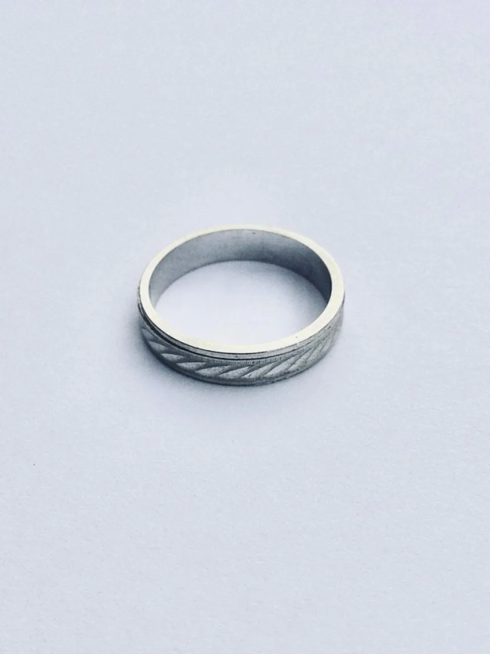 Bague Alliance Or Blanc