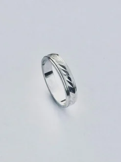Bague Alliance Or Blanc