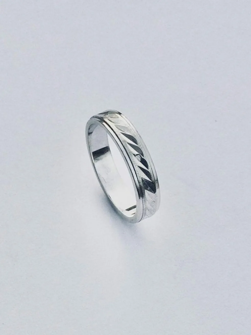 Bague Alliance Or Blanc