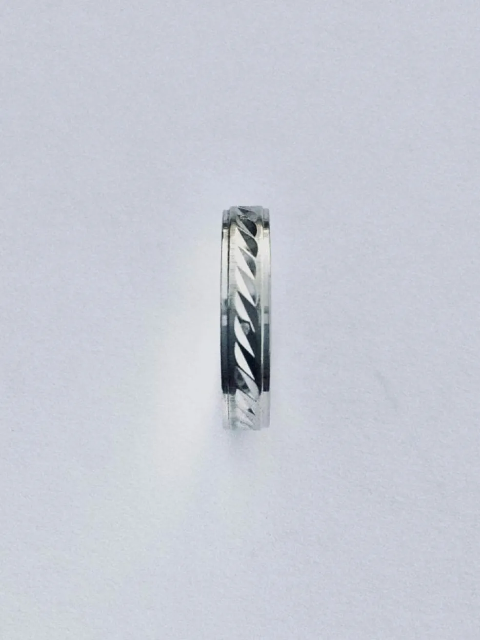 Bague Alliance Or Blanc