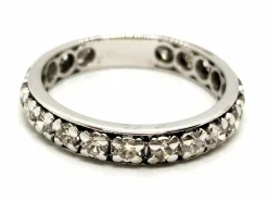 Bague Alliance Or blanc Diamant