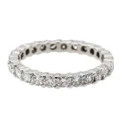 Bague Alliance Or blanc Diamant