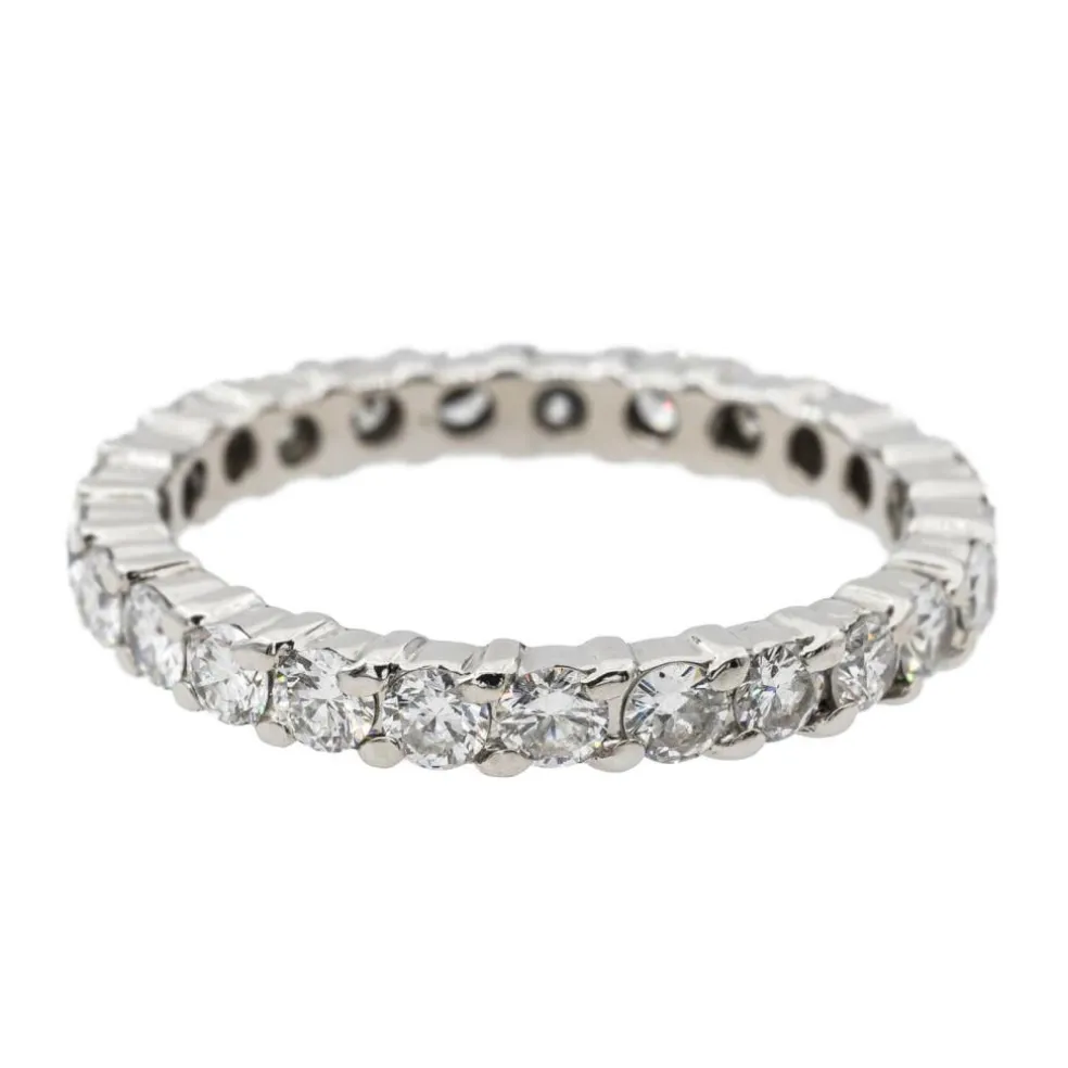 Bague Alliance Or blanc Diamant