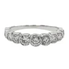 Bague Alliance Or blanc Diamant