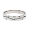 Bague Alliance Or blanc Diamant