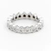 Bague Alliance Or blanc Diamant
