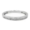Bague Alliance Or blanc Diamant