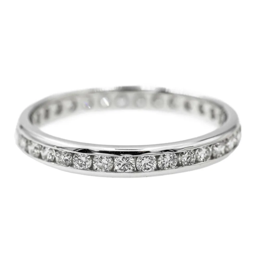 Bague Alliance Or blanc Diamant