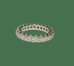 BAGUE ALLIANCE OR BLANC DIAMANTS