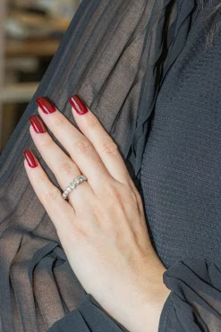 Bague Alliance Or blanc Diamant