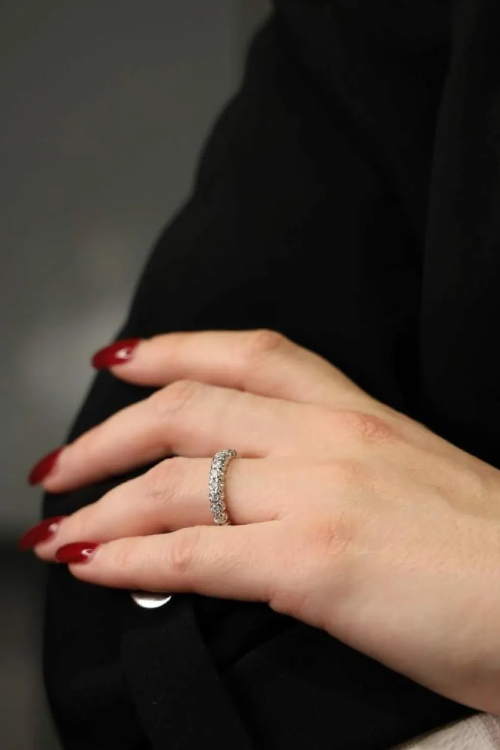 Bague Alliance Or blanc Diamant