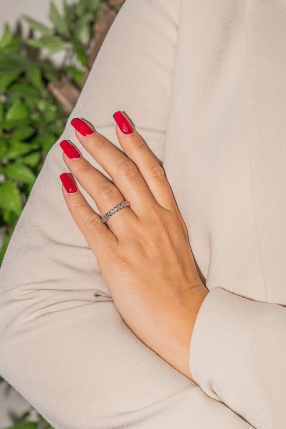 Bague Alliance Or blanc Diamant