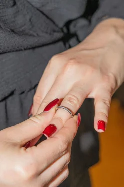 Bague Alliance Or blanc Diamant