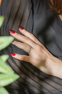 Bague Alliance Or blanc Diamant