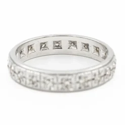 Bague Alliance Or blanc Diamant