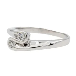 Bague Alliance Or blanc Diamant