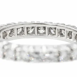 Bague Alliance Or blanc Diamant