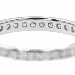 Bague Alliance Or blanc Diamant