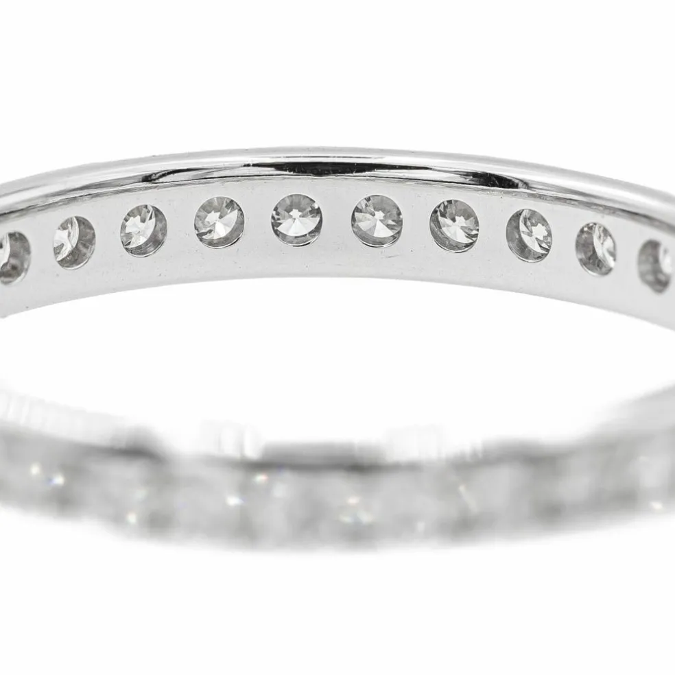 Bague Alliance Or blanc Diamant
