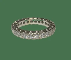 BAGUE ALLIANCE OR BLANC DIAMANTS