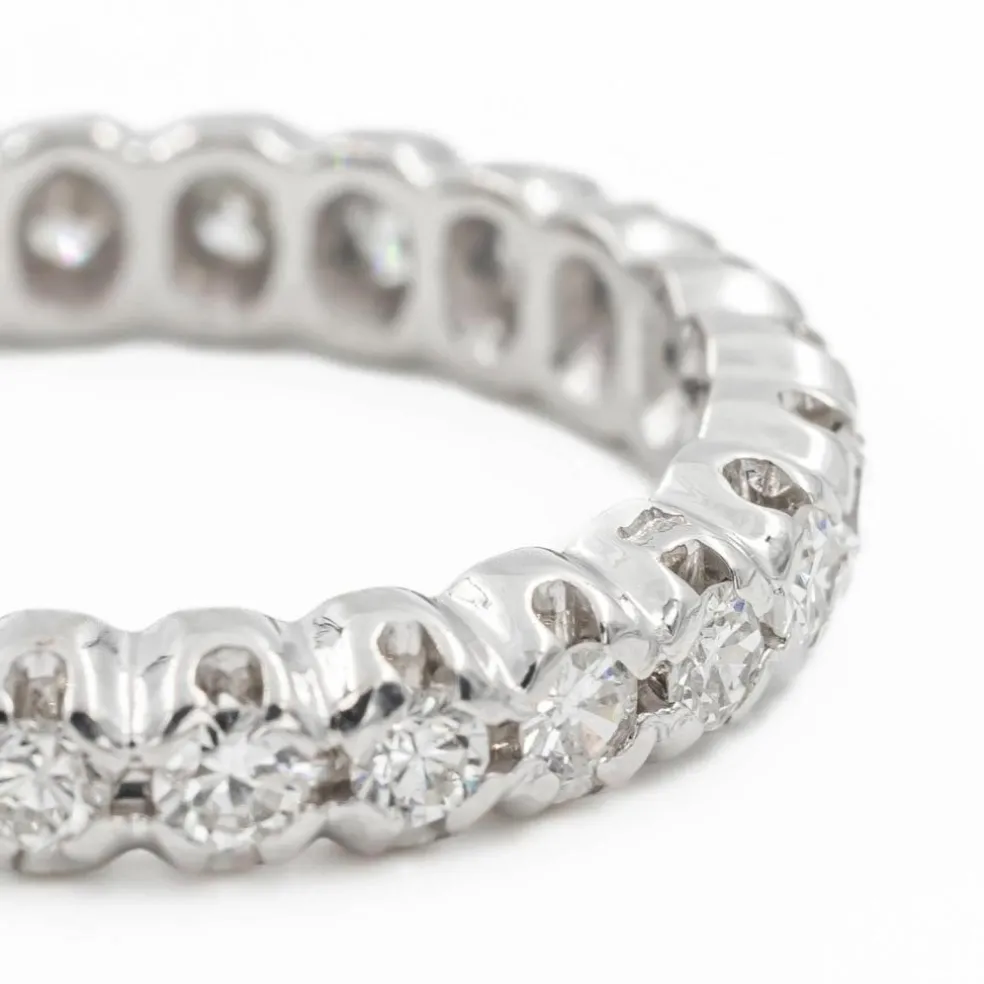 Bague Alliance Or blanc Diamant