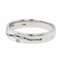 Bague Alliance Or blanc Diamant