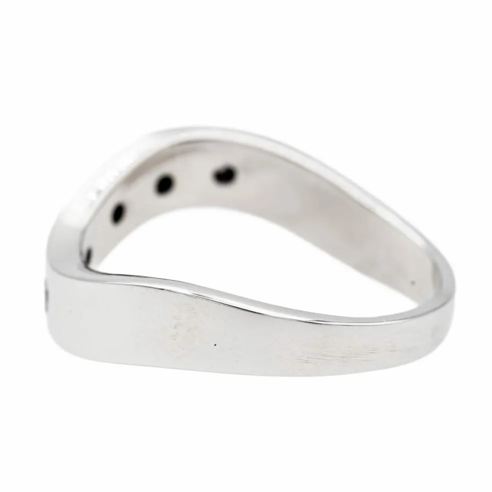 Bague Alliance Or blanc Diamant