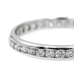 Bague Alliance Or blanc Diamant