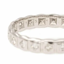Bague Alliance Or blanc Diamant