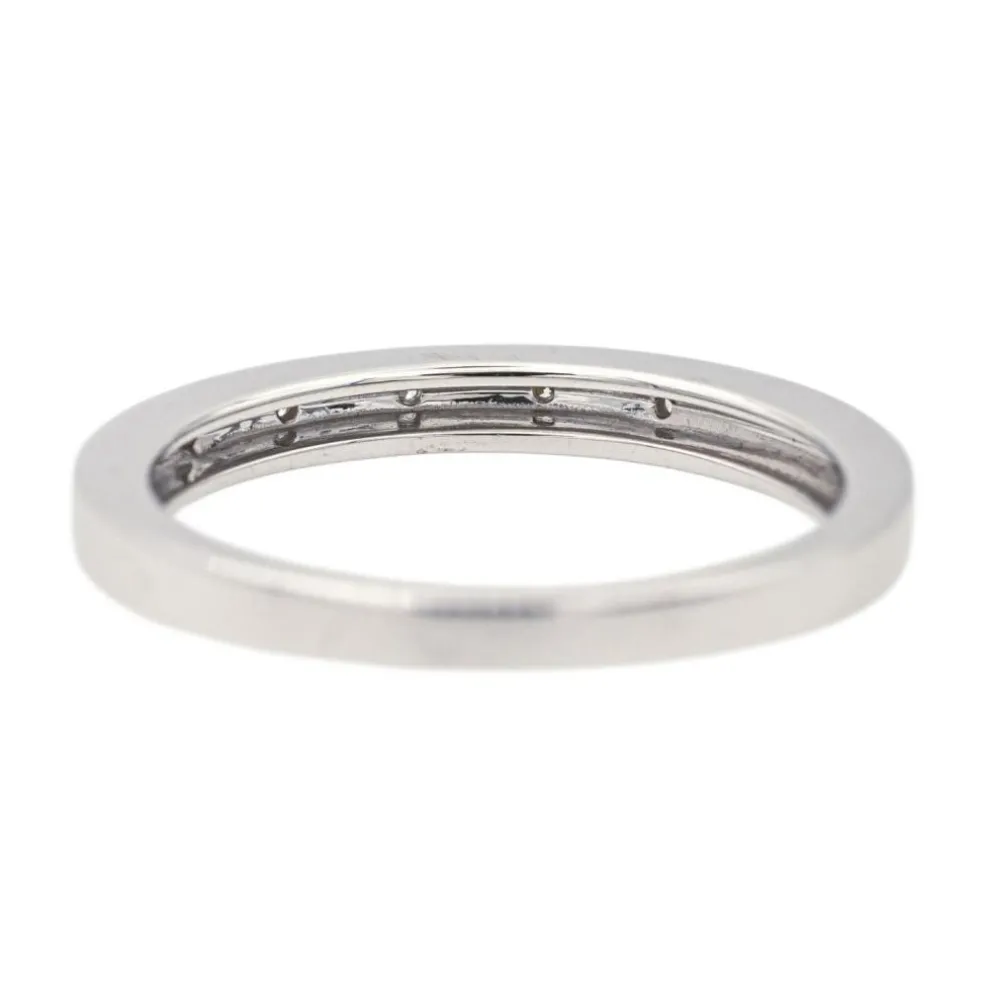 Bague Alliance Or blanc Diamant
