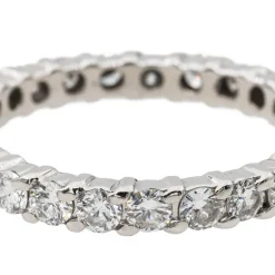 Bague Alliance Or blanc Diamant
