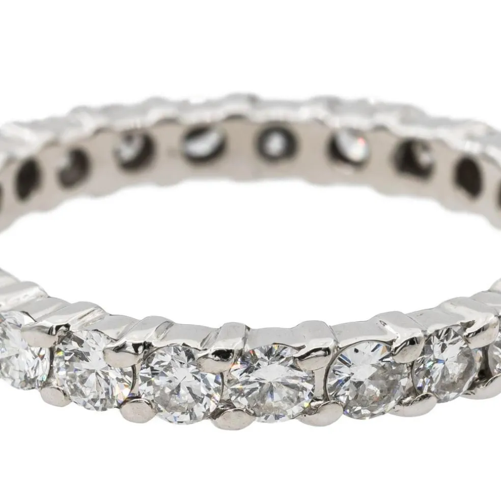 Bague Alliance Or blanc Diamant