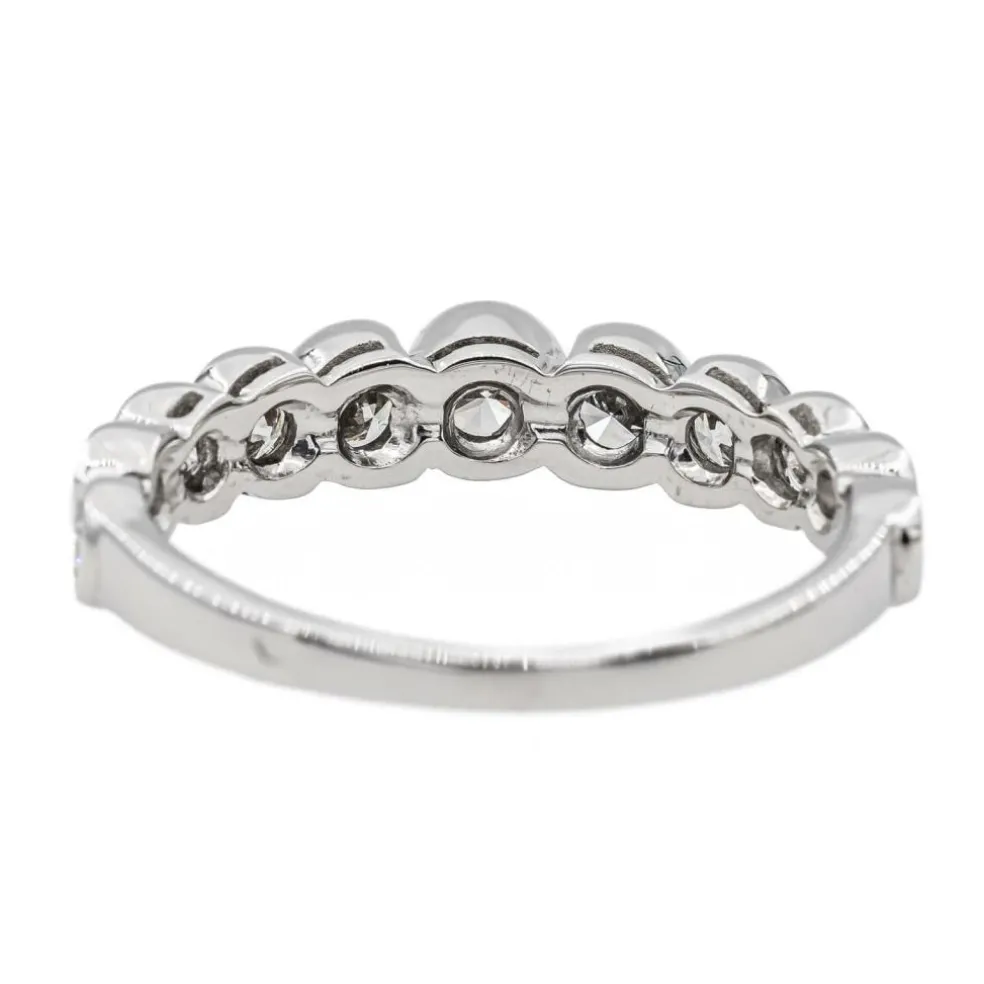 Bague Alliance Or blanc Diamant