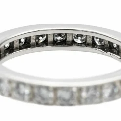 Bague Alliance Or blanc Diamant