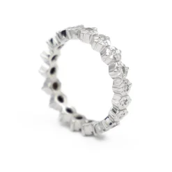Bague Alliance Or blanc Diamant