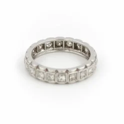 Bague Alliance Or blanc Diamant