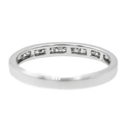 Bague Alliance Or blanc Diamant