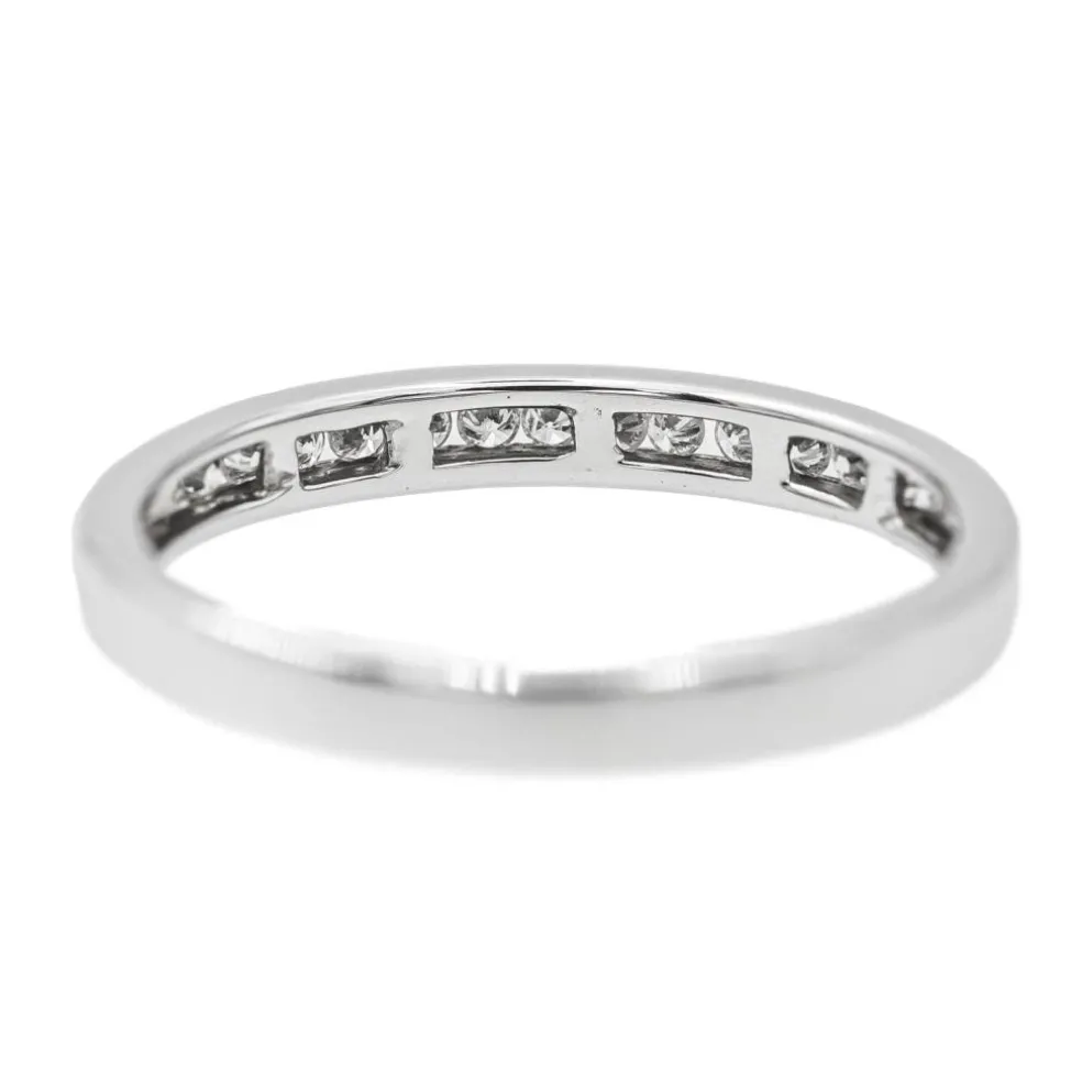 Bague Alliance Or blanc Diamant