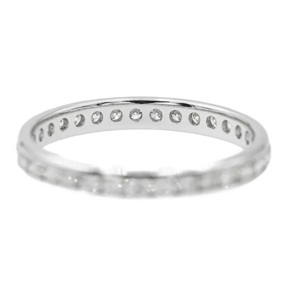 Bague Alliance Or blanc Diamant