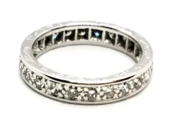 Bague Alliance Or blanc Diamant