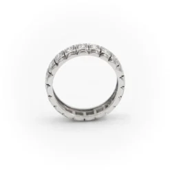 Bague Alliance Or blanc Diamant