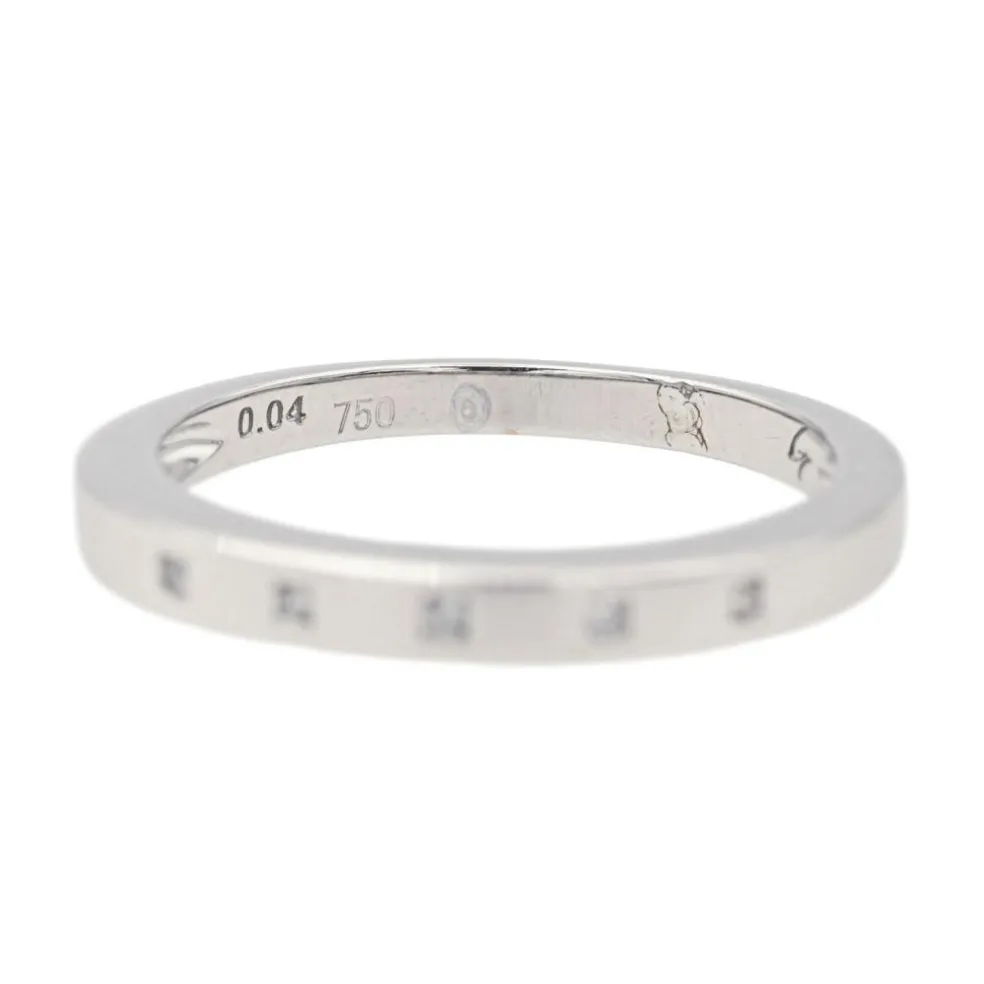 Bague Alliance Or blanc Diamant
